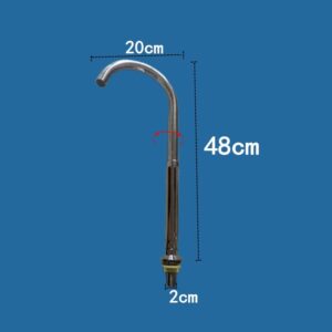 vòi chéo không van khóa nước inox 304