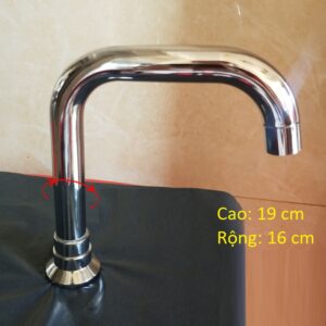 vòi nước không van khóa nước vuông góc