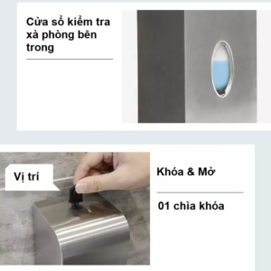 bình xà phòng tự động cảm biến