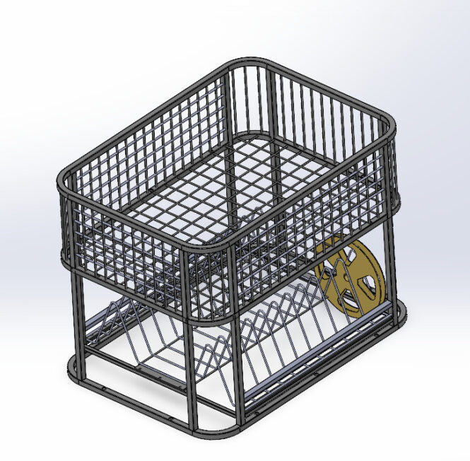 Bản vẽ khung giá để đồ kỹ thuật