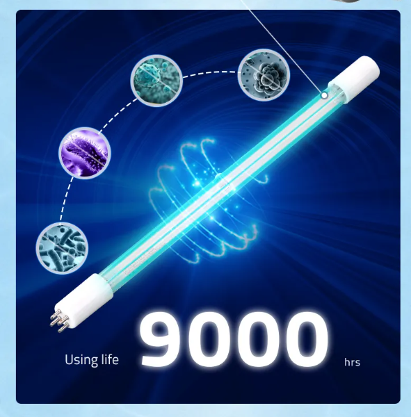 Tuổi thọ bóng đèn UV lên đến 9000h 