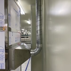 buồng xịt bụi sản phẩm