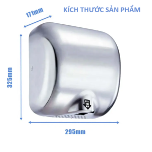 máy sấy tay inox 304 tự động hoàn toàn