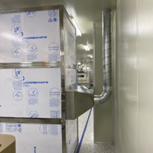 buồng xịt bụi sản phẩm