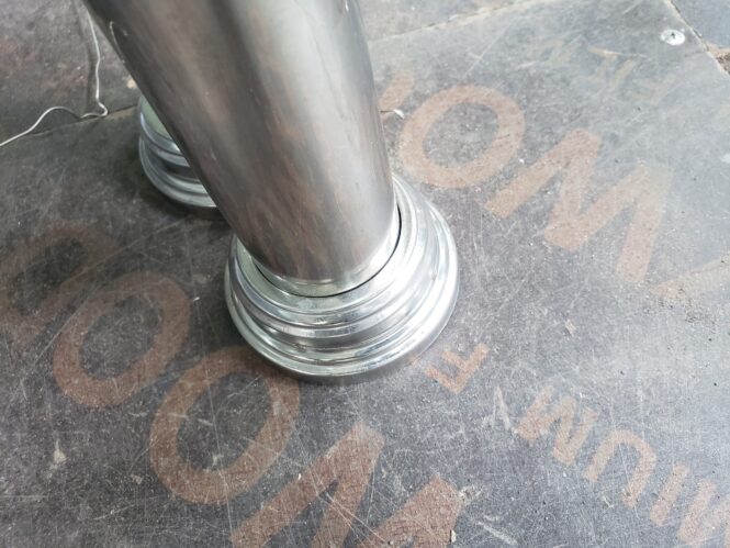 lan can phân làn inox cố định