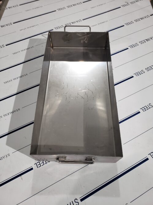 Khay inox đựng mẫu than đá