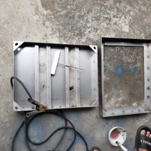 mẫu nắp hố ga inox thực tế