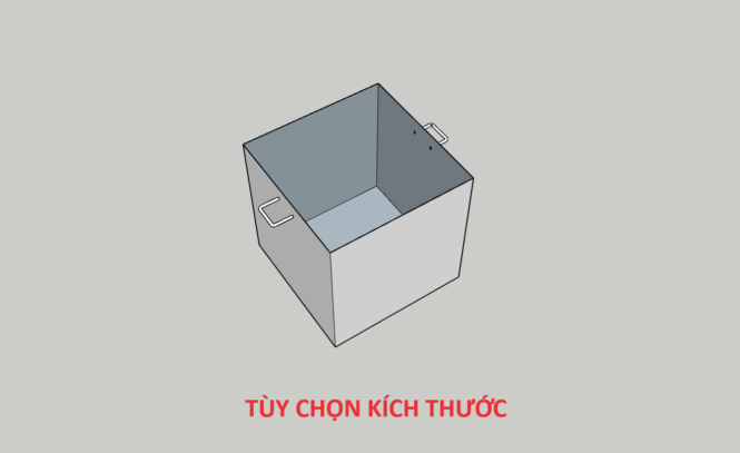 Khay inox đựng mẫu than đá