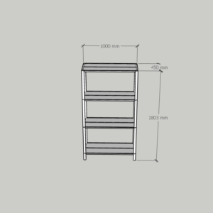 giá để nguyên liệu sau khi cân