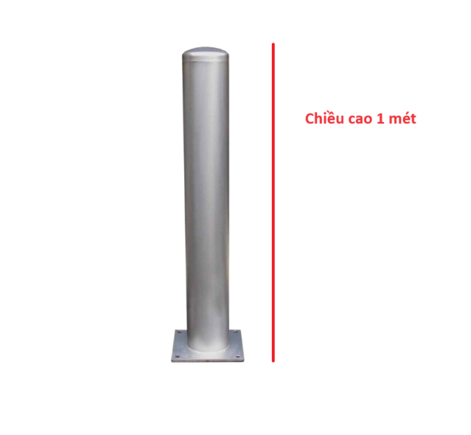 trụ chắn inox cố định cao 1 mét 
