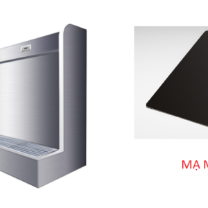 Máng tiểu inox có vòi xả nước tự động hoàn toàn