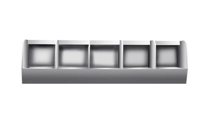 máng tiểu inox nhiều ngăn