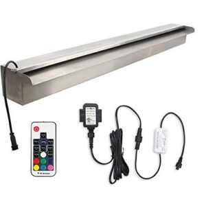 thác nước bể bơi inox