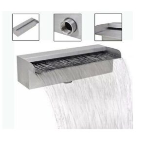 thác nước bể bơi inox