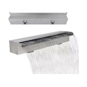 thác nước bể bơi inox