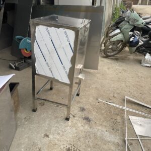 thùng chứa 100 kg gạo bằng inox