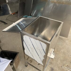 thùng chứa gạo công nghiệp bằng inox