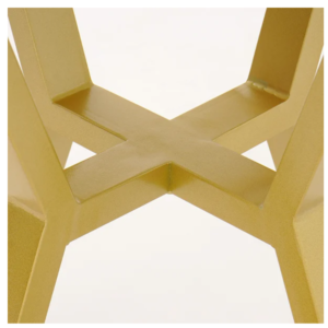 bàn ăn inox hình tròn decor