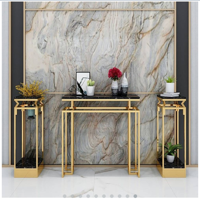 bàn console - bàn trang trí inox decor