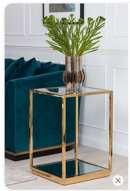 bàn góc tường inox decor theo yêu cầu