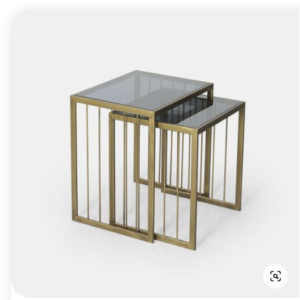 bàn góc tường inox decor theo yêu cầu