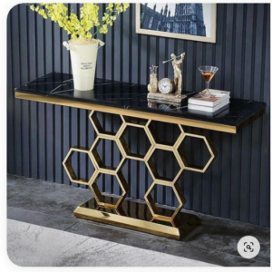 bàn hành lang inox decor theo yêu cầu