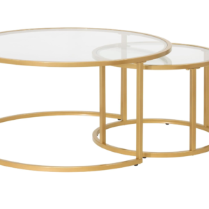 Bàn trà inox hình tròn decor theo yêu cầu
