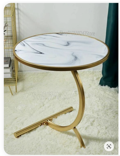 Bàn trà inox hình tròn decor theo yêu cầu