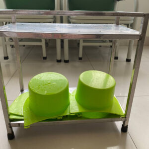kệ để bô bằng inox cho bệnh viện