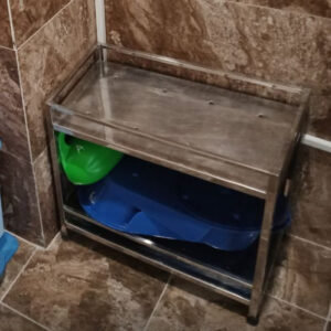 kệ để bô bằng inox cho bệnh viện
