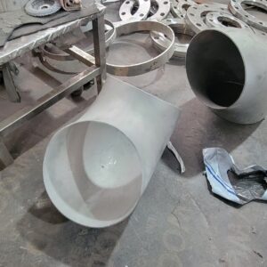 ống chờ xuyên sàn inox có cút vuông góc