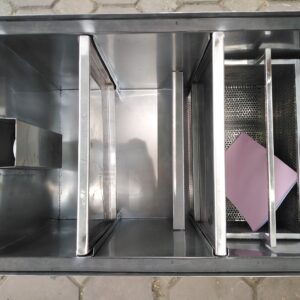 bể tách dầu dùng cho máy nén khí vách ngăn inox