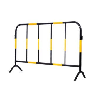 Lan can phân làn sơn màu vàng đen