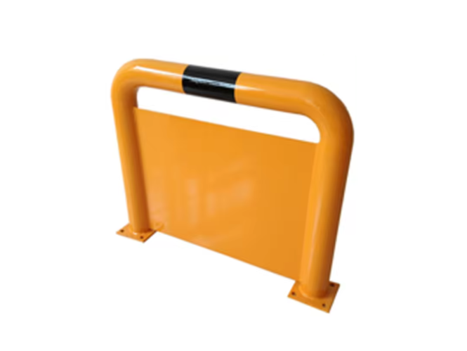 Lan can phân làn sơn màu vàng đen