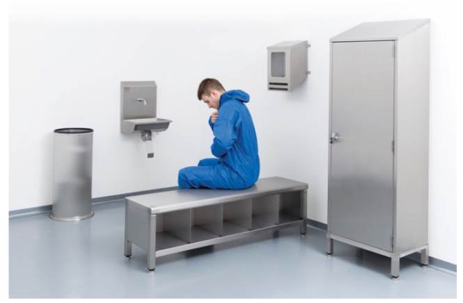 ghế thay đồ phòng sạch