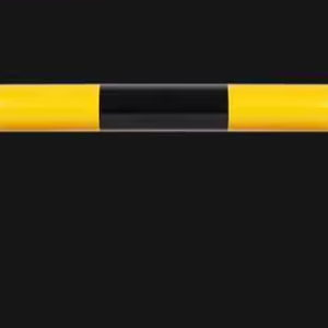 Lan can phân làn sơn màu vàng đen