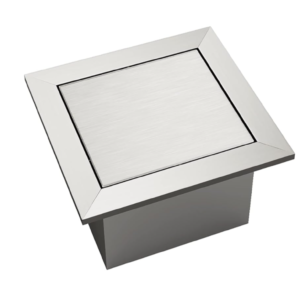 nắp thùng rác inox