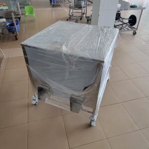 Thùng chứa gạo cho trường học inox