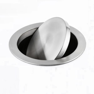 nắp thùng rác inox