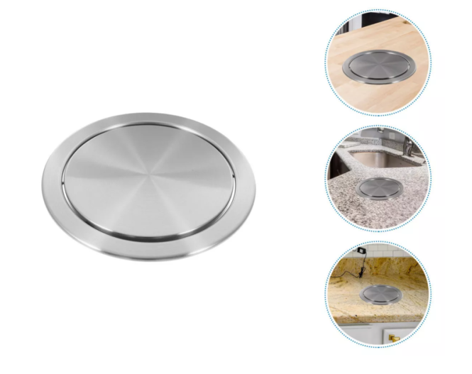 nắp thùng rác inox 