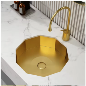 chậu rửa tay phòng tắm inox decor model 208