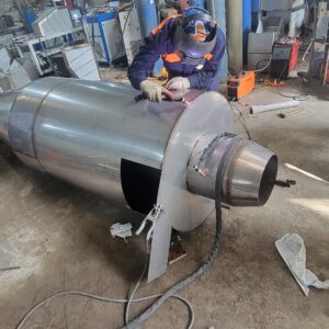 Gia công cylcone bằng inox