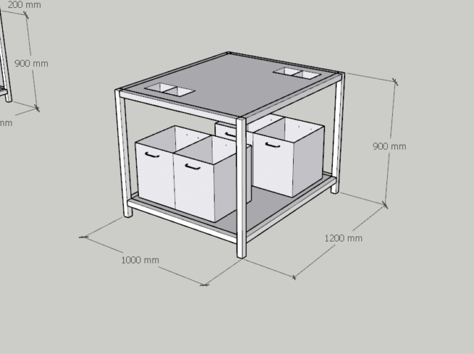 bàn thao tác tách vỏ hàu