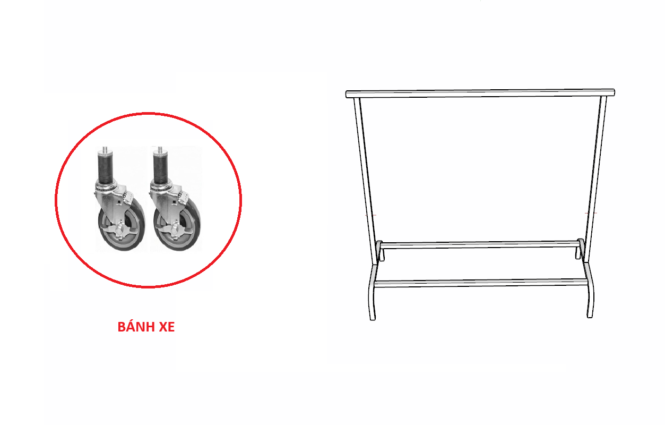 Giá treo quần áo inox