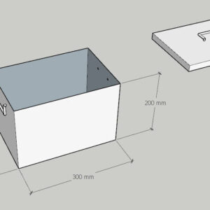 Thùng đựng hóa chất có nắp đậy