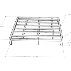 pallet 1200x1000x150 mm 11