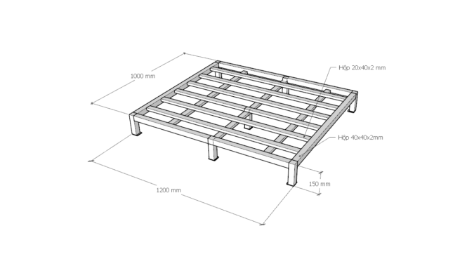 pallet 1200x1000x150 mm 11