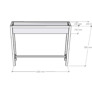 Chậu chứa cát hút thuốc lá làm bằng inox