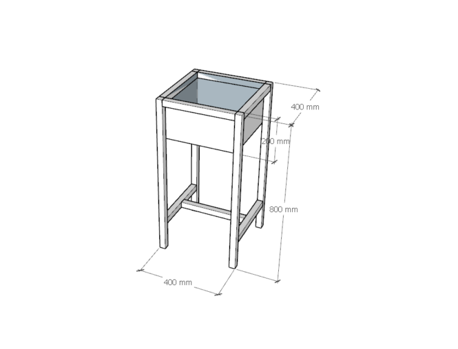 Chậu chứa cát hút thuốc lá làm bằng inox