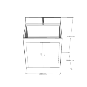Chậu rửa inox tầng hầm